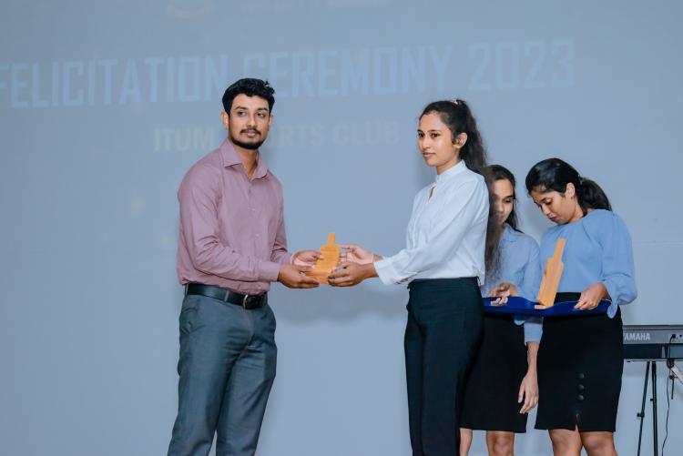 Felicitation Ceremony 2023: Celebrating Sporting Excellence of ITUM participants at Sri Lanka University Games.