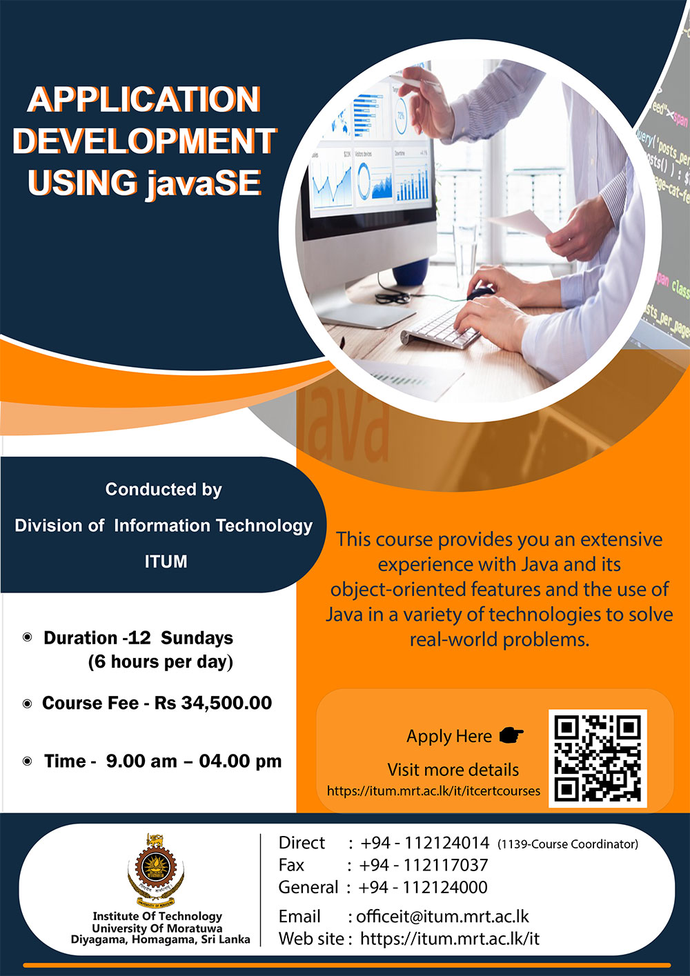 Application Development using JavaSE