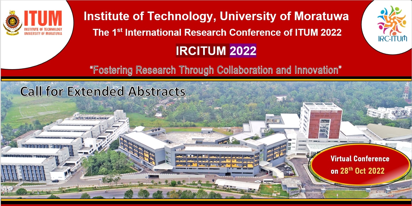 1st International Research Conference of ITUM 2022 