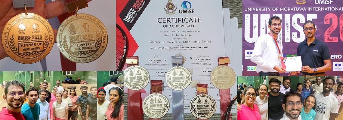 ITUM Staff's Achievements in UMiSF Inter-University Staff Badminton Tournament 2023